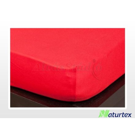 Naturtex Jersey fitted bed sheet - Red 140-160x200 cm