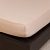 Naturtex Jersey fitted bed sheet - Sand brown  90-100x200 cm